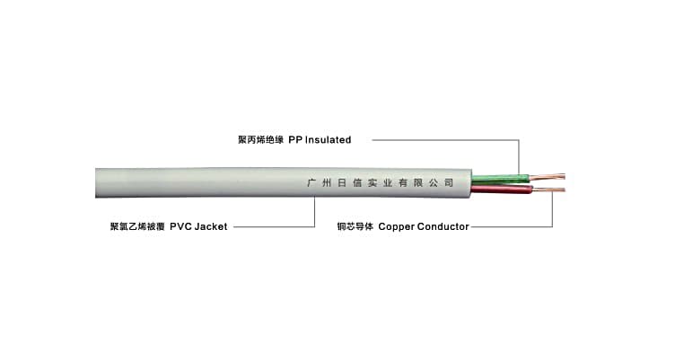 HYVB型系列铜芯聚丙烯绝缘聚氯乙烯护套扁型电话线