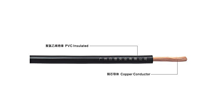 BVR型系列铜芯聚氯乙烯绝缘软电缆